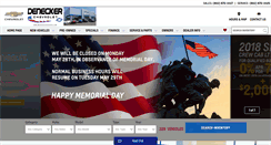 Desktop Screenshot of deneckerchevrolet.com